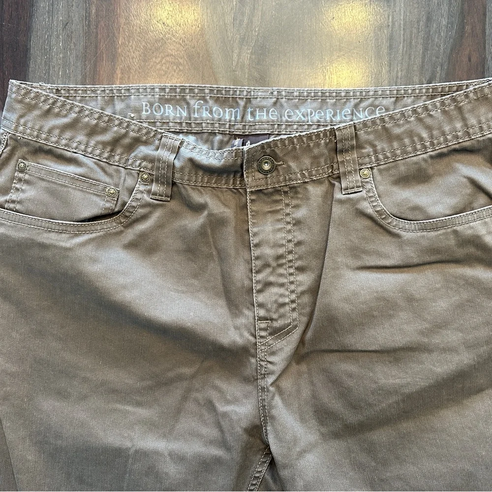 Prana Dark Brown Chinos with Straight Leg Cut